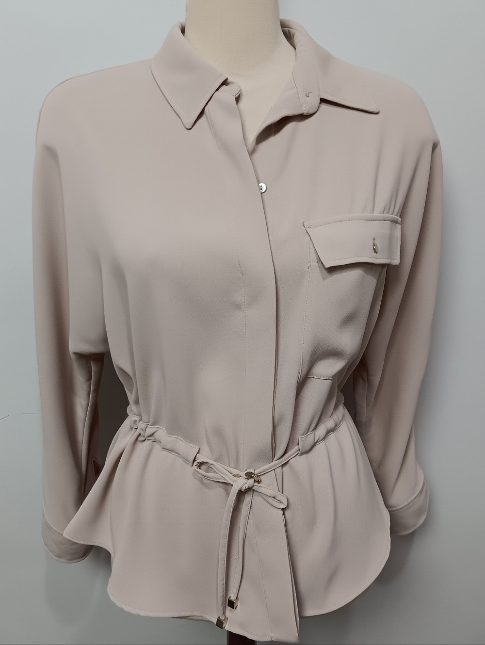 Zara Safari Crepe Top Jacket - Picture 7 of 10